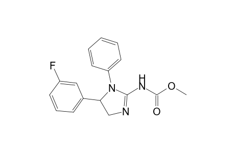 5-(3-Fluorophenyl)-1-phenyl-4,5-dihydro-2-methoxycarbonylaminoimidazole