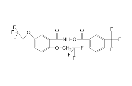 N-[2,5-BIS(2,2,2-TRIFLUOROETHOXY)BENZOYL]-O-(alpha,alpha,alpha-TRIFLUORO-m-TOLUOYL)HYDROXYLAMINE
