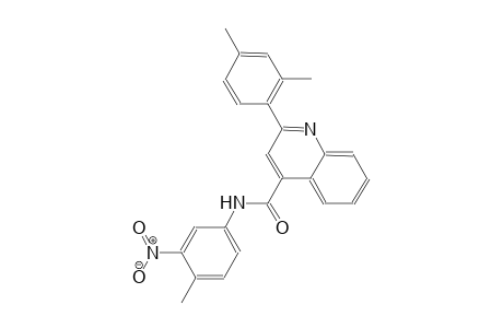 2-(2,4-dimethylphenyl)-N-(4-methyl-3-nitrophenyl)-4-quinolinecarboxamide