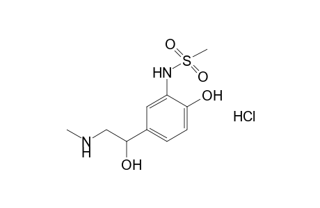 2'-hydroxy-5'-[1-hydroxy-2-(methylamino)ethyl]methanesulfonanilide, hydrochloride