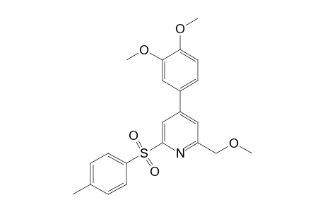 2-Methoxymethyl-4-(3,4-dimethoxyphenyl)-6-tosylpyridine
