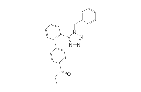 1-(2'-(1-Benzyl-1H-tetrazol-5-yl)-[1,1'-biphenyl]-4-yl)propan-1-one
