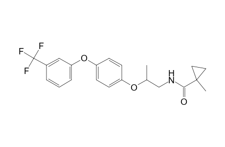 Cyclopropanecarboxamide, 1-methyl-N-[2-[4-[3-(trifluoromethyl)phenoxy]phenoxy]propyl]-