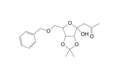 8-O-Benzyl-1,3-dideoxy-5,6-O-isopropylidene-.alpha.,beta.-D-ribo-octa-2,4-diulo-4,7-furanose
