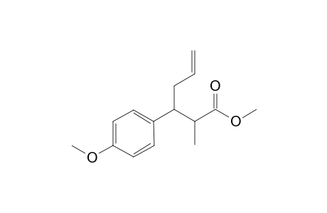 Methyl 3-(4-methoxyphenyl)-2-methylhex-5-enoate