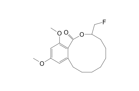 7-Fluoromethyl-2,4-dimethoxy-7,8,9,10,11,14-hexahydro-6-oxabenzocyclododecan-5-one