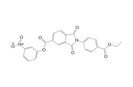 1H-isoindole-5-carboxylic acid, 2-[4-(ethoxycarbonyl)phenyl]-2,3-dihydro-1,3-dioxo-, 3-nitrophenyl ester