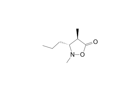 3,4-(trans)-2(N),4-Dimethyl-3-propyl-1,2-isoxazolidin-5-one