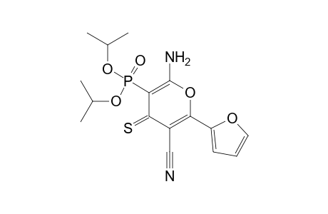 2-Amino-5-cyano-6-furoyl-4-thioxo-4H-pyran-3-ylphosphonic acid diisopropyl ester