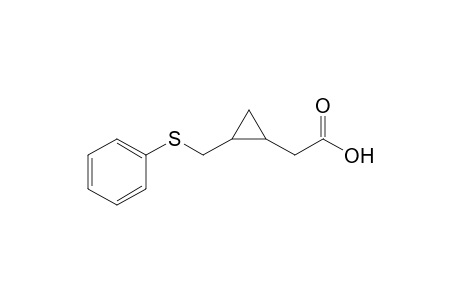 [2-(Phenylthiomethyl)cyclopropyl]acetic acid