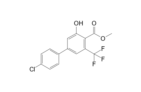 Methyl 4'-chloro-3-hydroxy-5-(trifluoromethyl)biphenyl-4-carboxylate