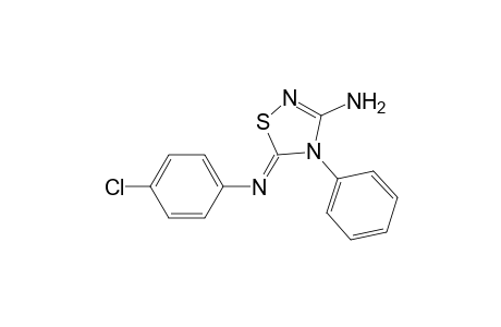 1,2,4-Thiadiazol-3-amine, 5-[(4-chlorophenyl)imino]-4,5-dihydro-4-phenyl-