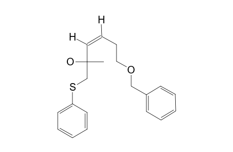 (Z)-6-BENZYLOXY-2-METHYL-1-PHENYLSULPHANYLHEX-3-EN-2-OL