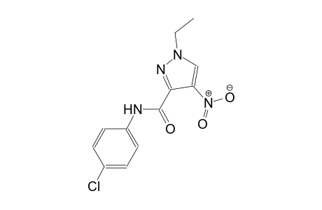 N-(4-chlorophenyl)-1-ethyl-4-nitro-1H-pyrazole-3-carboxamide
