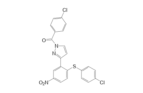 1-(p-chlorobenzoyl)-3-{2-[(p-chlorophenyl)thio]-5-nitrophenyl}pyrazole