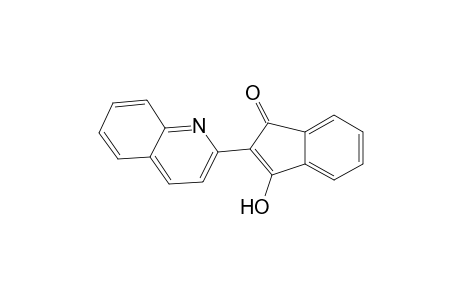 1H-Inden-1-one, 3-hydroxy-2-(2-quinolinyl)-