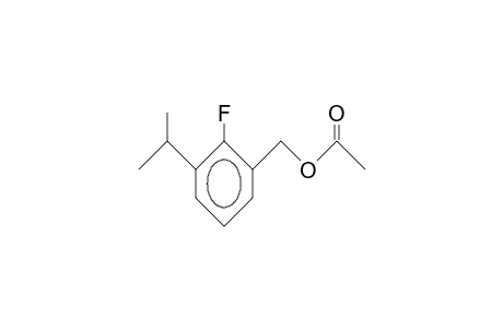 Benzenemethanol, 2-fluoro-3-(1-methylethyl)-, acetate