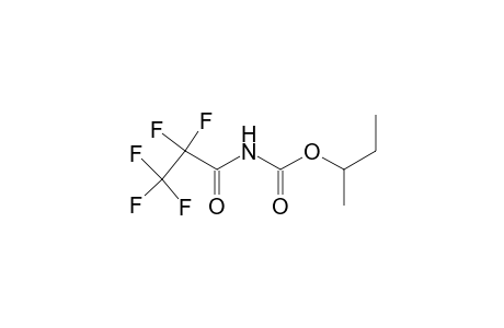 Carbamic acid, (2,2,3,3,3-pentafluoro-1-oxopropyl)-, 1-methylpropyl ester