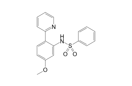 N-(5-methoxy-2-(pyridin-2-yl)phenyl)benzenesulfonamide
