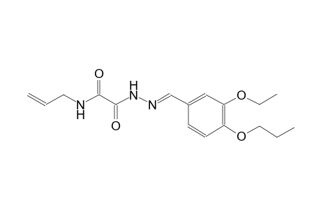 acetic acid, oxo(2-propenylamino)-, 2-[(E)-(3-ethoxy-4-propoxyphenyl)methylidene]hydrazide