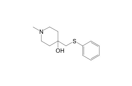 1-Methyl-4-[(phenylthio)methyl]piperidin-4-ol