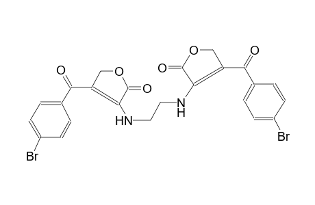 2(5H)-furanone, 4-(4-bromobenzoyl)-3-[[2-[[4-(4-bromobenzoyl)-2,5-dihydro-2-oxo-3-furanyl]amino]ethyl]amino]-