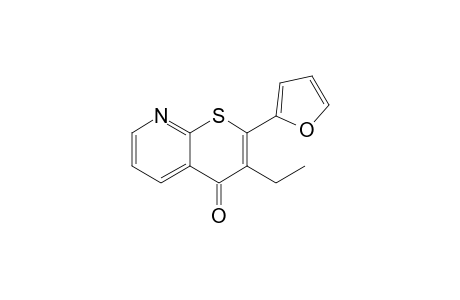 2-(2-Furyl)-3-ethyl-4H-thiopyrano[2,3-b]pyridine-4-one