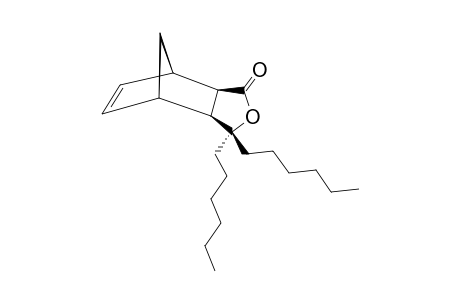 5,5-Dihexyl-4-oxa-exo-tricyclo-[5.2.0(2,6)]-dec-8-en-3-one
