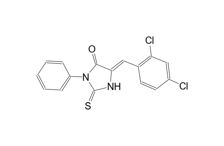 (5Z)-5-(2,4-dichlorobenzylidene)-3-phenyl-2-thioxo-4-imidazolidinone