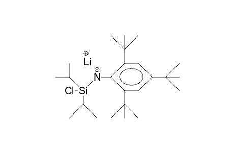 Diisopropyl-chloro-([2,4,6-tri-tert-butyl-phenyl]-lithio-amino)-silane