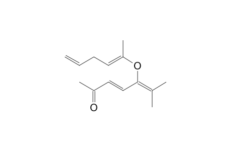 3,5-Heptadien-2-one, 6-methyl-5-[(1-methyl-1,4-pentadienyl)oxy]-, (?,E)-