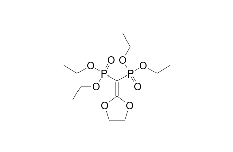 [(1,3-DIOXOLAN-2-YLIDEN)-METHYLEN]-DIPHOSPHONIC-ACID-TETRAETHYLESTER