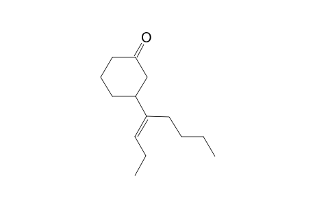 3-{(E)-1-Butyl-1-butenyl]cyclohexanone