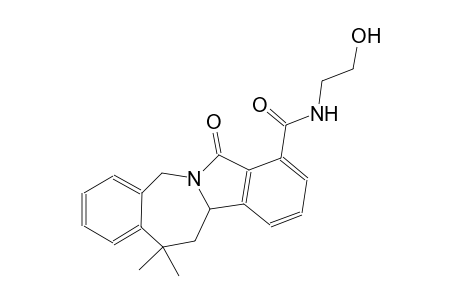 5H-isoindolo[2,1-b][2]benzazepine-8-carboxamide, 7,11b,12,13-tetrahydro-N-(2-hydroxyethyl)-13,13-dimethyl-7-oxo-