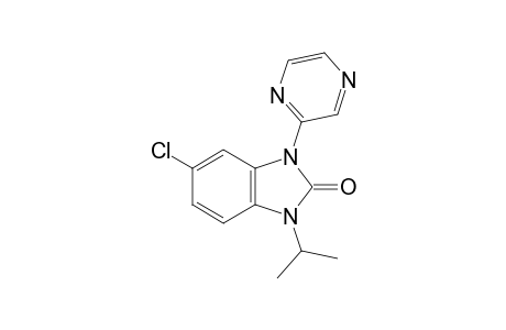 5-chloro-1-isopropyl-3-(2-pyrazinyl)-2-benzimidazolinone