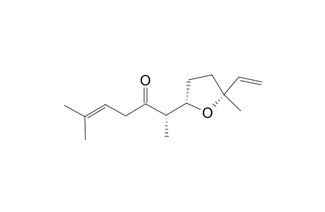 (2S)-2-[(2S,5R)-5-ethenyl-5-methyl-2-oxolanyl]-6-methyl-5-hepten-3-one