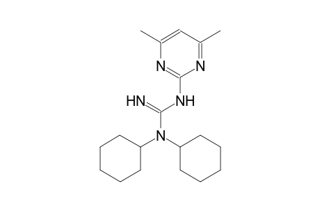 N,N-dicyclohexyl-N'-(4,6-dimethyl-2-pyrimidinyl)guanidine