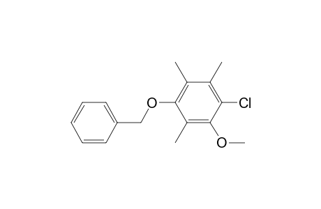 Benzene, 1-chloro-2-methoxy-3,5,6-trimethyl-4-(phenylmethoxy)-
