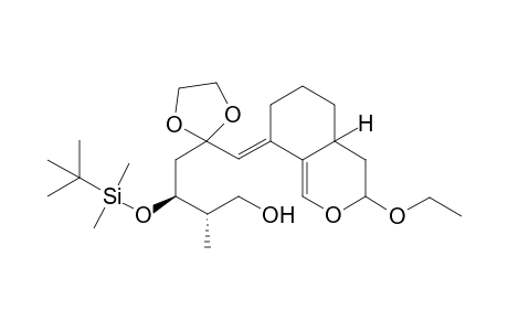 (E)-(4R,6R)-10-{(2S,3S)-4-[(tert-butyldimethylsilyl)oxy]-2,2-(ehylenedioxy)-6-hydroxy-5-methyl-1-hexylidene}-4-ethoxy-3-oxabicyclo[4.4.0]non-1-ene