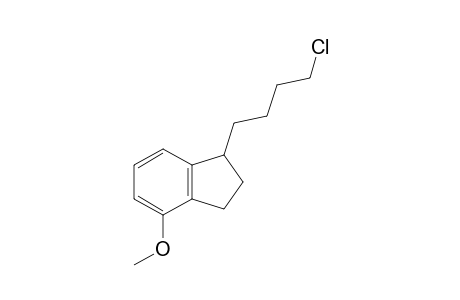 1-(4-Chloranylbutyl)-4-methoxy-2,3-dihydro-1H-indene