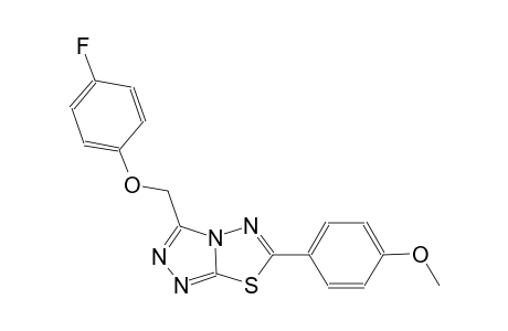 3-[(4-fluorophenoxy)methyl]-6-(4-methoxyphenyl)[1,2,4]triazolo[3,4-b][1,3,4]thiadiazole