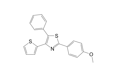 2-(4-methoxyphenyl)-5-phenyl-4-thiophen-2-yl-1,3-thiazole
