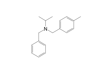 N-Benzyl-N-(4-methylbenzyl)propan-2-amine