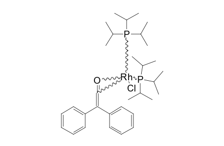 TRANS-CHLOROBIS-(TRIISOPROPYLPHOSPHINE)-(ETA(2)-C,O-DIPHENYLKETENE)-RHODIUM