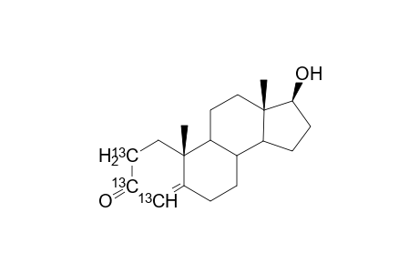 2,3,4-13C3-Testosterone