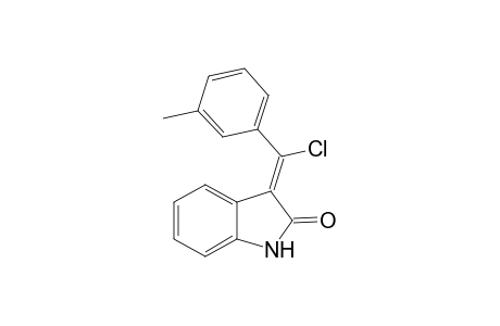 3-[1-Chloro-1-(3-methylphenyl)methylidene]indolin-2-one