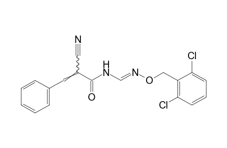 alpha-CYANO-N-FORMYLCINNAMAMIDE, N-[O-(2,6-DICHLOROBENZYL)OXIME]
