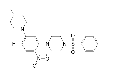 piperazine, 1-[4-fluoro-5-(4-methyl-1-piperidinyl)-2-nitrophenyl]-4-[(4-methylphenyl)sulfonyl]-
