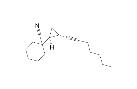 1-[(1S,2S)-2-hept-1-ynylcyclopropyl]cyclohexanecarbonitrile