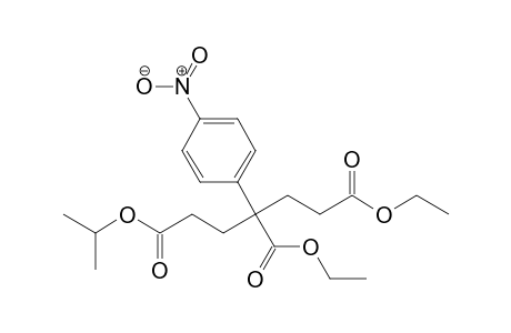 (1,3)-Diethyl - (5)-Isopropyl 3-(p-nitrophenyl)-1,3,5-pentanetricarboxylate